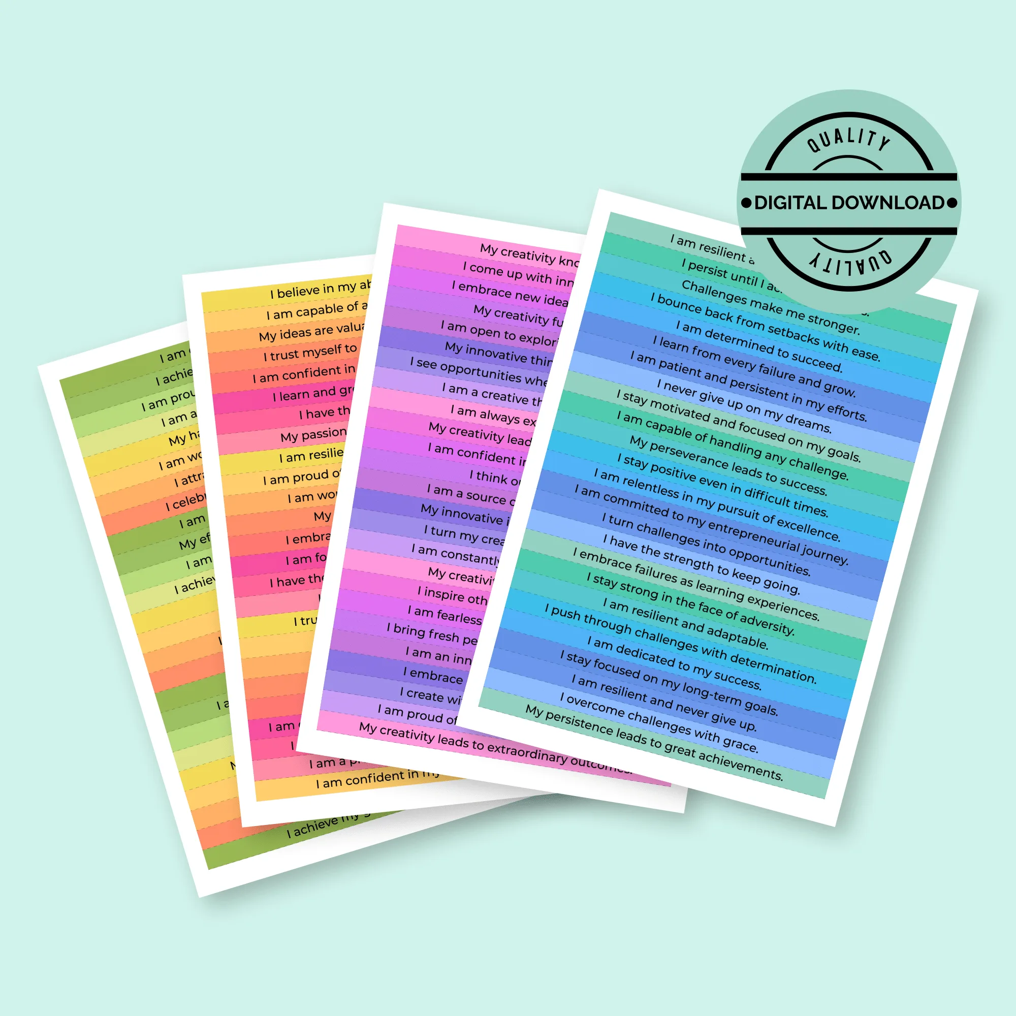 Affirmations for Teenpreneurs