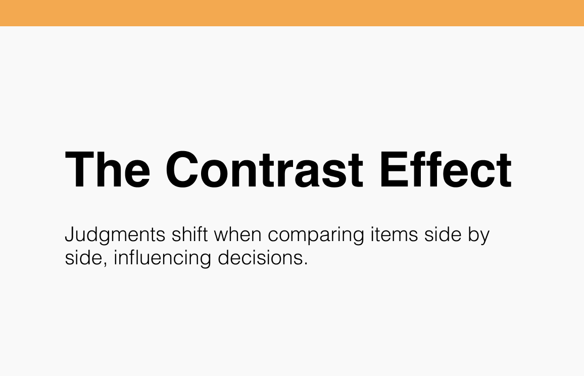 112 The Contrast Effect