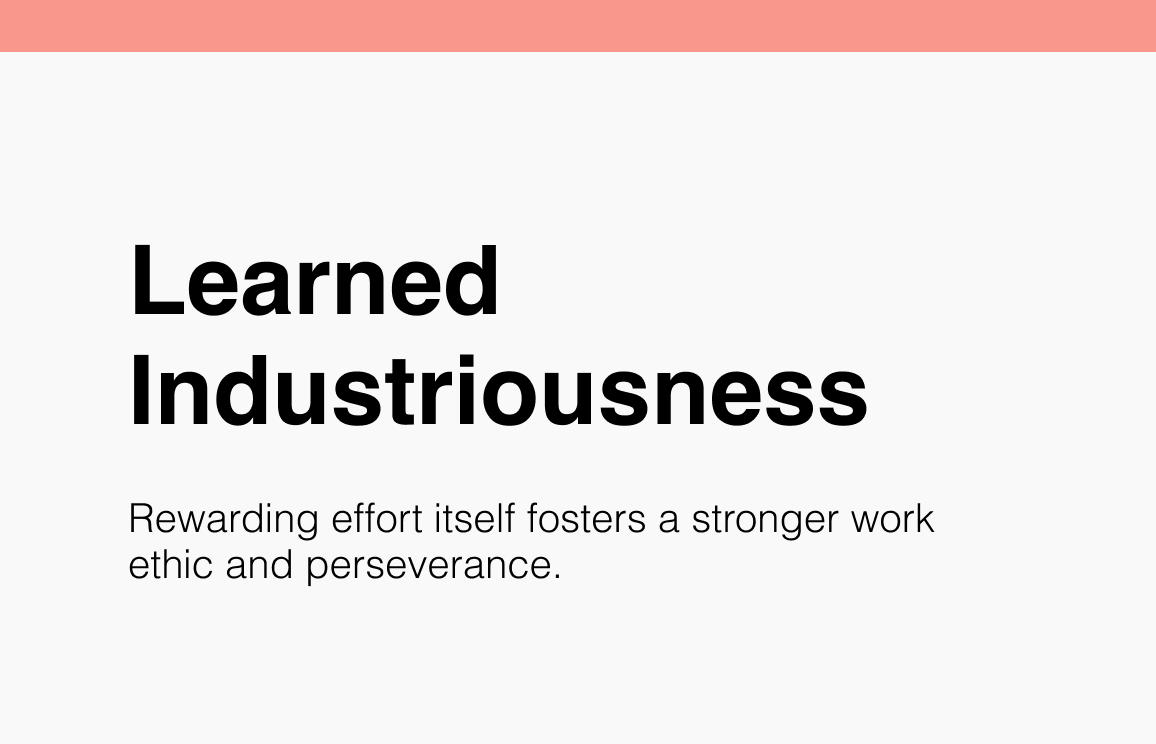 113 Learned Industriousness
