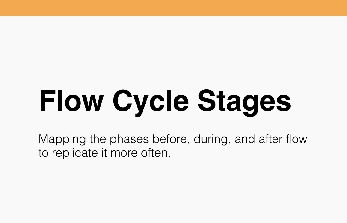 127 Flow Cycle Stages