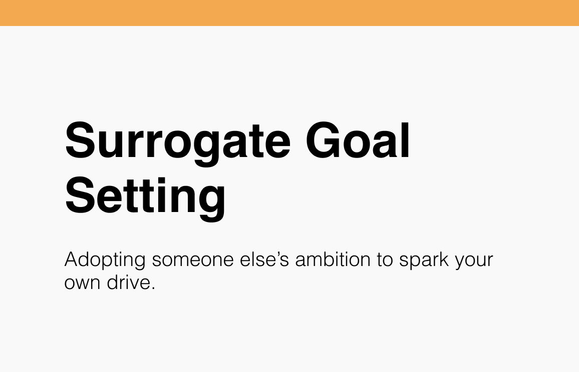 132 Surrogate Goal Setting