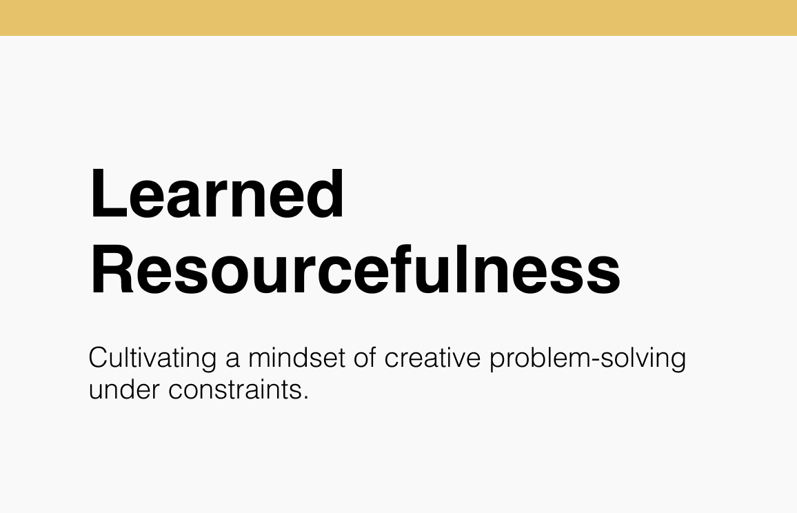 136 Learned Resourcefulness