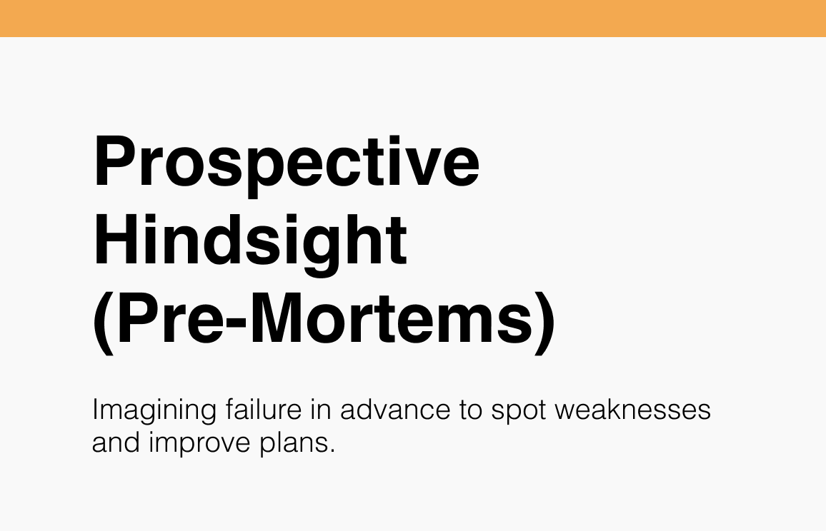 147 Prospective Hindsight