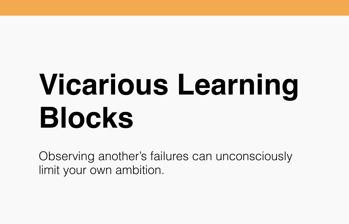 Vicarious Learning Blocks