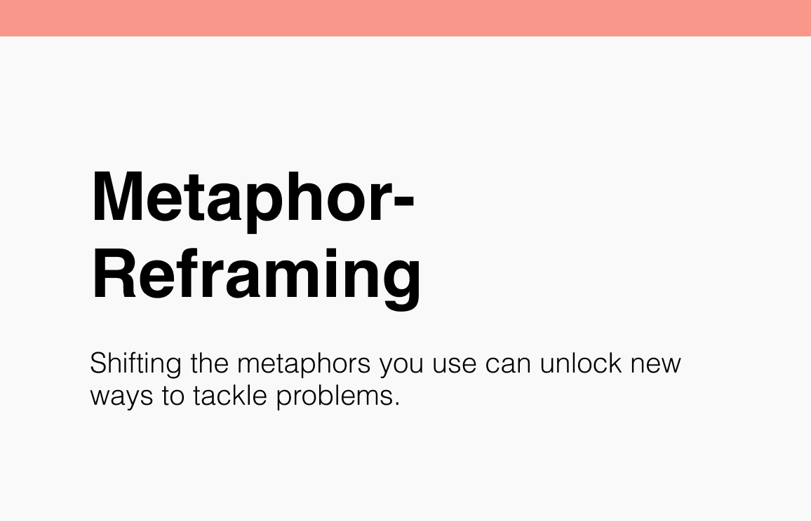 Metaphor-Reframing