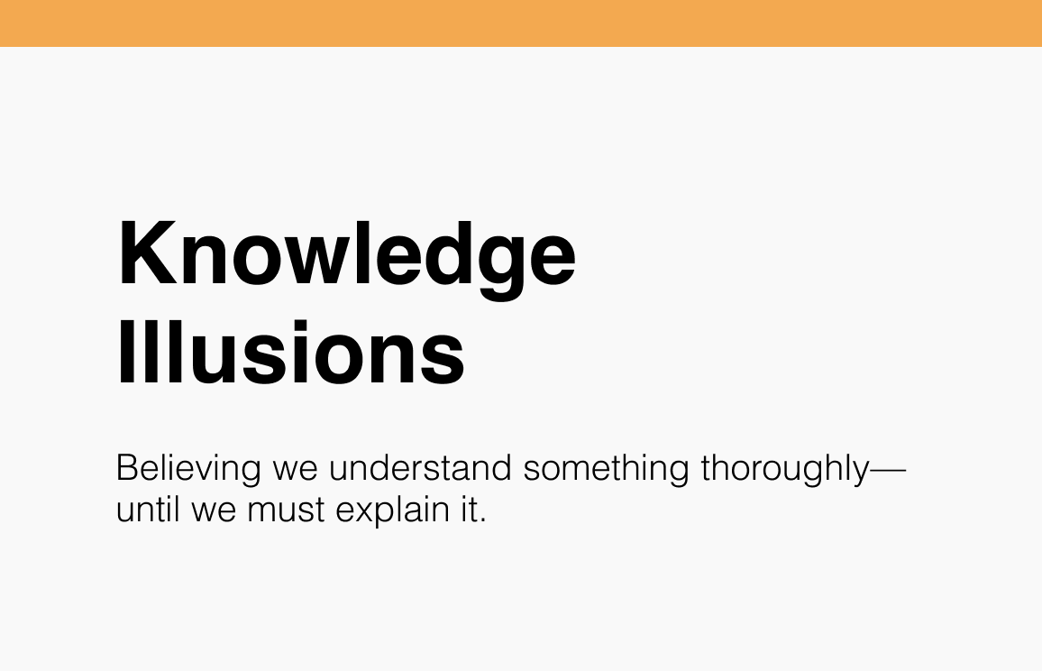 157 Knowledge Illusions