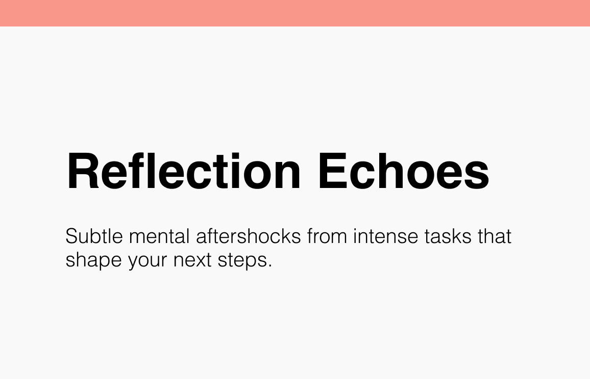 163 Reflection Echoes