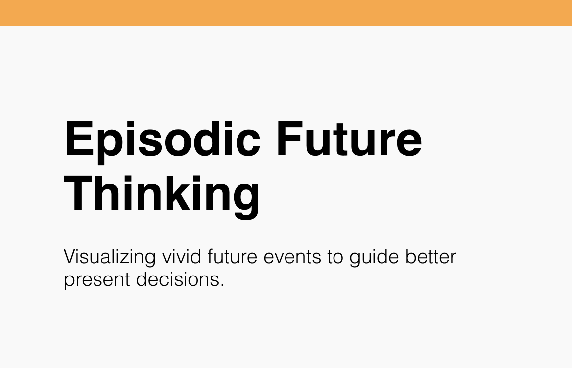 Episodic Future Thinking