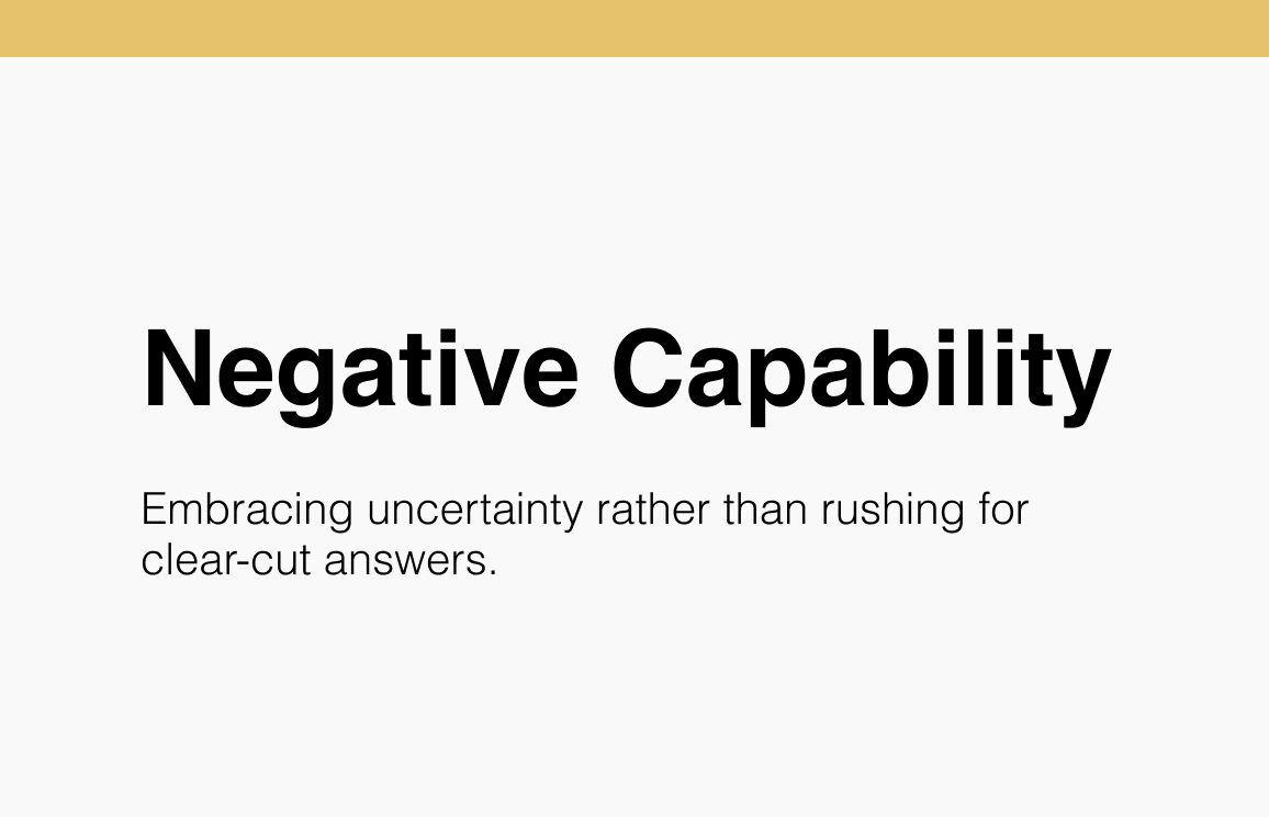 186 Negative Capability
