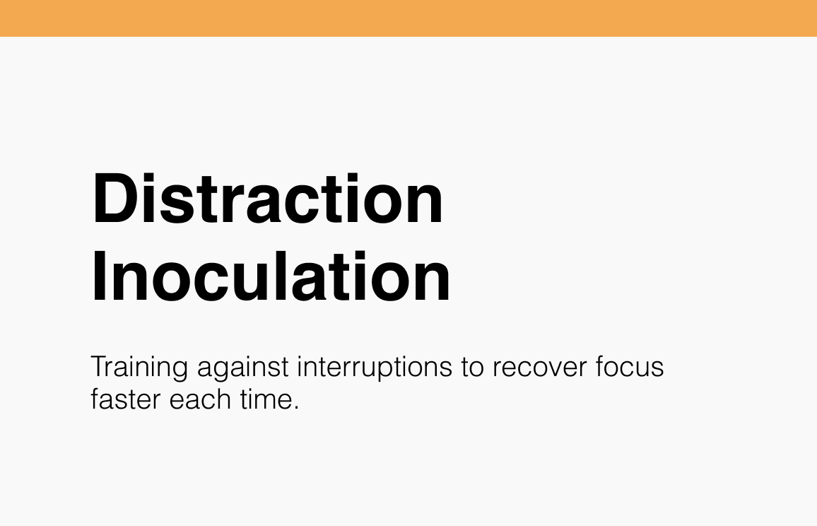 192 Distraction Inoculation