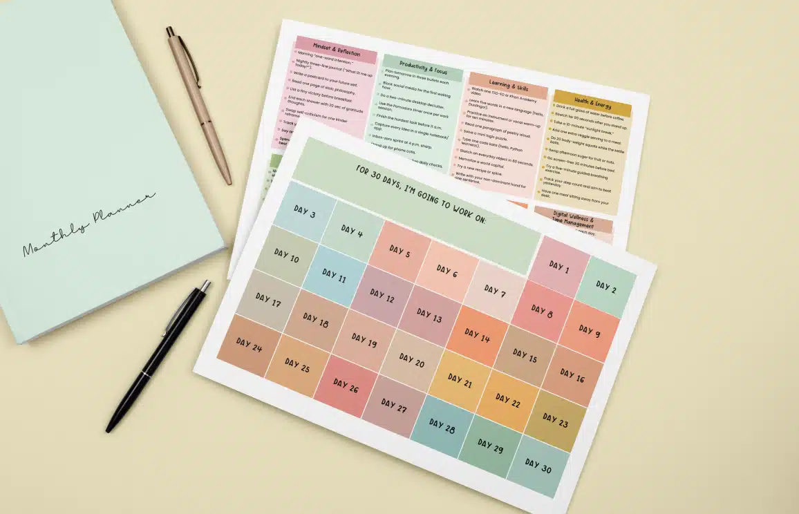 Banner Personal-Development Challenge Ideas